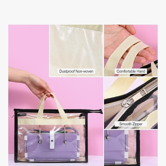 Handbags - Buy It Now Price LARGE Zip Storage Bag With Handles 15.35x 13 X5